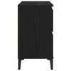 vidaXL Bathroom Sink Cabinet Black Oak 80 x 33 x 60 cm Engineered Wood