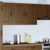 vidaXL Kitchen Wall Cabinet Kalmar Brown Oak Engineered Wood