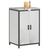 vidaXL Kitchen Storage with Shelf Silver 60 x 50 x 92 cm Steel