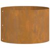 vidaXL Garden 5 pcs Brown 30 x 30 x 20 cm Corten steel
