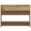 vidaXL Wall Shoe Cabinet Artisan Oak 80x18x60 cm Engineered Wood