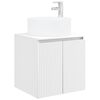 vidaXL Wall-mounted Sink Vanity White 49.5 x 44.5 x 65.5 cm
