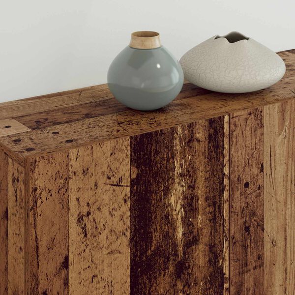 vidaXL TV Wall Unit Wall-mounted 5 pcs Old Wood Engineered Wood