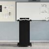 vidaXL Podium with Drawer Black Oak 55 x 55 x 107 cm Engineered Wood