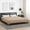 vidaXL Full Year Duvet Taupe 240 x 200 cm Microfiber
