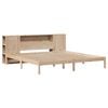 vidaXL Bookcase Bed without Mattress 200x200 cm Solid Wood Pine
