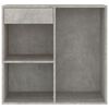vidaXL Cosmetic Cabinet Concrete Grey 80x40x75 cm Engineered Wood