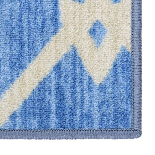 vidaXL Carpet Runner Blue 80x500 cm