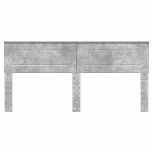 vidaXL Headboard Concrete Grey 200 cm Engineered wood