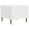 vidaXL Coffee Table White 50 x 49 x 40 cm Engineered Wood
