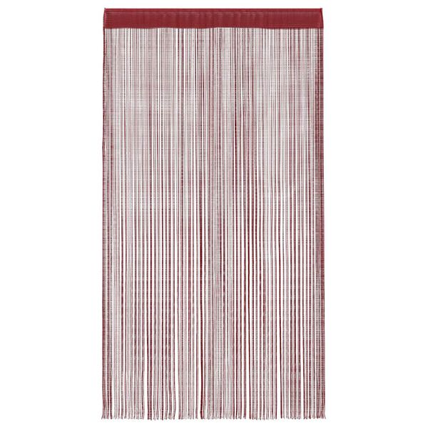 vidaXL String Curtains 2 pcs 100x250 cm Burgundy