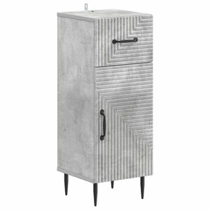 vidaXL Bathroom Storage Cainet HAARLEM Concrete Grey 30 x 31 x 80 cm