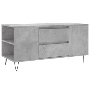 vidaXL Coffee Table Concrete Grey 102x44.5x50 cm Engineered Wood