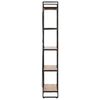 vidaXL 5-Tier Bookcase 140x30x180 cm Solid Acacia Wood