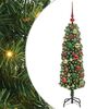 vidaXL Artificial Christmas Tree with 150 LEDs with Stand Green 120 cm
