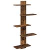 vidaXL Wall Floating Shelf Old Wood 48.5 x 15 x 101 cm Engineered Wood