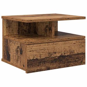 vidaXL Floating Nightstand Old Wood 40 x 31 x 28 cm Engineered Wood