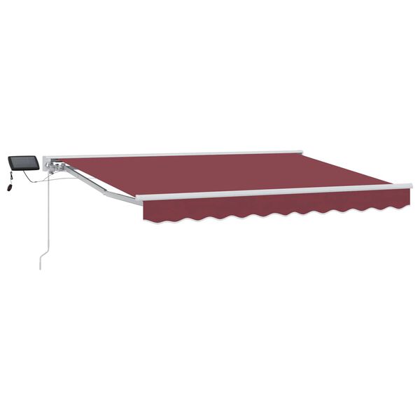 vidaXL Burgundy 2.5 x 2 m Polyester with PU coating