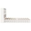 vidaXL Bookcase Bed without Mattress White 120x200 cm Solid Wood