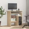 vidaXL Desk Sonoma Oak 80x45x74 cm Engineered Wood