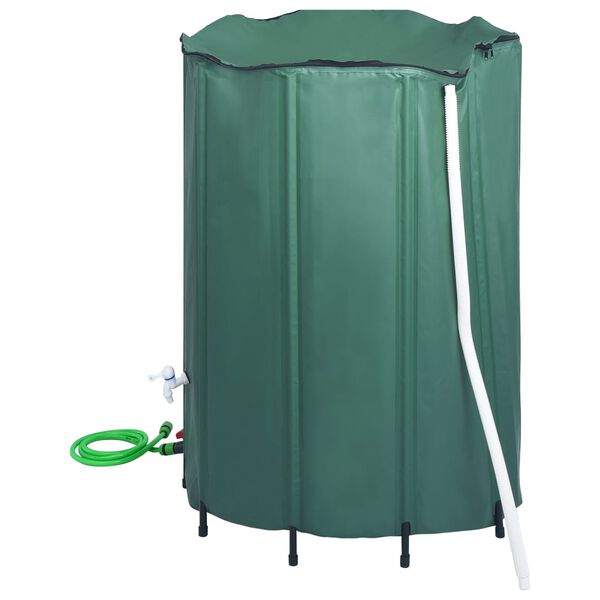 vidaXL Collapsible Rain Water Tank with Spigot 1350 L