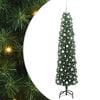 vidaXL Artificial Christmas Tree with 300 LEDs with Stand Green 210 cm