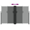 vidaXL Retractable Side Awning Anthracite 160x1000 cm