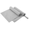 vidaXL Sports Towels 2 pcs Grey 100 x 50 cm Polyester and polyamide