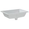 vidaXL Bathroom Sink White 55.5x40x18.5 cm Rectangular Ceramic