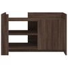 vidaXL Coffee Table Brown oak 80x50x50 cm Engineered Wood
