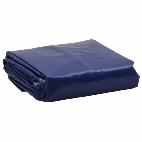 vidaXL Tarpaulin Blue &Oslash; 5 m 650 g/m&sup2;