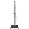 vidaXL Outdoor Shower with Tray WPC Stainless Steel