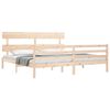 vidaXL Bed Frame without Mattress Super King Size Solid Wood