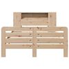 vidaXL Bed Frame without Mattress 150x200 cm King Size Solid Wood Pine