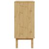 vidaXL Drawer Cabinet OTTA 76.5x39.5x90cm Solid Wood Pine