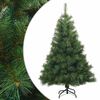 vidaXL Artificial Hinged Christmas Tree Green 120 cm PVC, steel