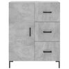 vidaXL Highboard Concrete Grey 69.5x34x180 cm Engineered Wood