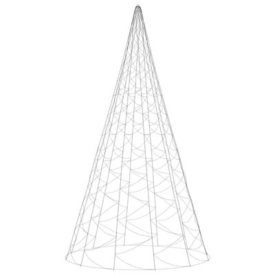 vidaXL Christmas Tree on Flagpole Cold White 3000 LEDs 800 cm