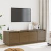 vidaXL TV Cabinet Honey Brown 156x37x45 cm Solid Wood Pine