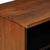 vidaXL TV Cabinet with Drawer Walnut 80 x 33 x 46 cm Solid Mango Wood