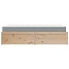 vidaXL Bed with Mattress 100x200 cm Solid Wood Pine