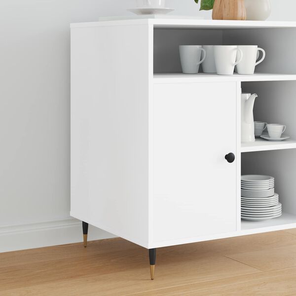 vidaXL Furniture Feet 12 pcs Black and Gold &Oslash; 40 x 98 mm Iron