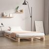 vidaXL Pallet Bed without Mattress 90x200 cm Solid Wood