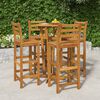 vidaXL 5 Piece Garden Bar Set Solid Wood Acacia