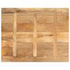 vidaXL Table Top 90x80x2.5 cm Rectangular Solid Wood Mango