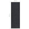 vidaXL Dirt Trapper Carpet Runner 100x300 cm Anthracite