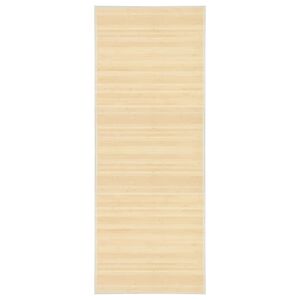 vidaXL Rug Bamboo 80x200 cm Natural