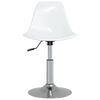 vidaXL Swivel Dining Chairs 6 pcs White PP