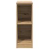 vidaXL Garage Storage Cabinet Artisan Oak 30x51x85 cm Solid Wood Pine