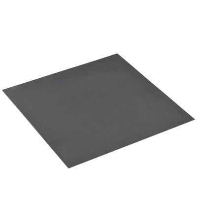 vidaXL Self-adhesive Flooring Planks 20 pcs PVC 1.86 m² Black Pattern